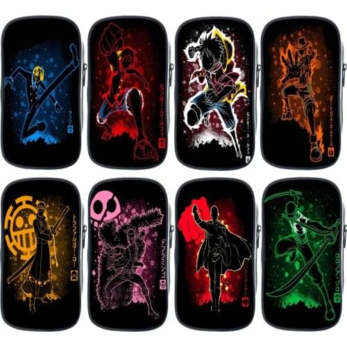 Cool ONE PIECE Pencil Case Child Luffy Pen Bag Teens Zoro Stationery Bag Kids Sanji Pencil Box Boys Girls Pencil Holder Gifts