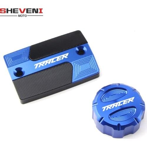 New For Yamaha TRACER 700GT 900GT TRACER MT09 MT07 MT-09 MT-07 CNC Front & Rear Brake Fluid Cylinder Master Reservoir Cover Cap