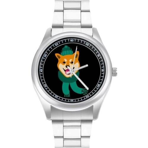 Akita Inu Quartz Watch Design Retro Wrist Watch Steel Affordable Business Ladies Wristwatch