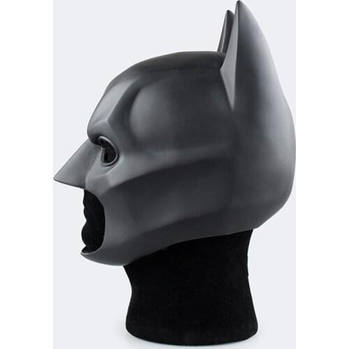 The Adult Full Overhead Latex Black Cosplay Masks Helmets Party Halloween Prop Movie Super Hero Mask