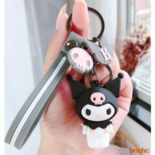 Cute Keychain Holder Fashion Women Girls Kawaii Key Chain For Female Kawaii Cartoon Bag Pendant Key Ring