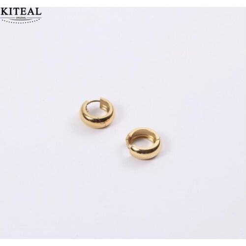 KITEAL Trendy Gold Filled Girl earrings earring female 2020 circle and round women earring Costume Jewellery
