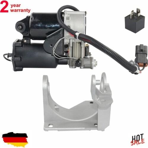 AP03 Air Suspension Compressor Pump & Mount Bracket & Relay For Land Rover Discovery 3 & 4 LR3 LR4 Range Rover Sport LR023964