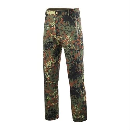 German camo Camouflage pants Woodland Army uniform Flecktarn Men trouser