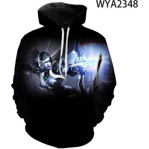 2020 New Men Women Children Dota 2 Hoodies Moba Game 3D Print Sweatshirts Streetwear Boy Girl Kids Cool Pullover Clothing