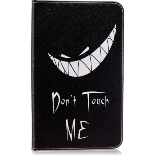 New Colored Drawing PU Leather Tablet PC Cases with Kickstand & Card Holders For Samsung Galaxy Tab E 8.0 T377/T375 Tablet Cases