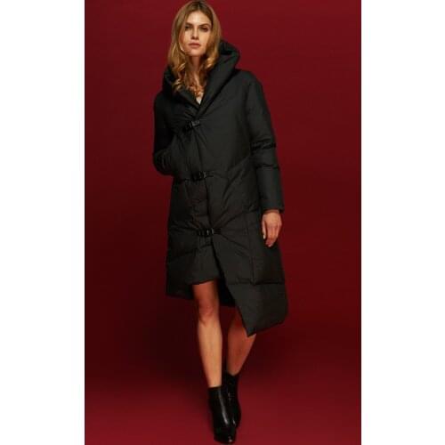 Parka Mujer 2020 Casaco De Inverno Feminino Hooded Coats Black Warm White Duck Down Jacket Women Winter Coat WXF159