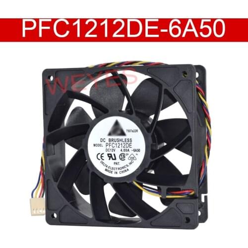 Genuine new for DELTA PFC1212DE 4.80A 120*120*38 mm cooling fan
