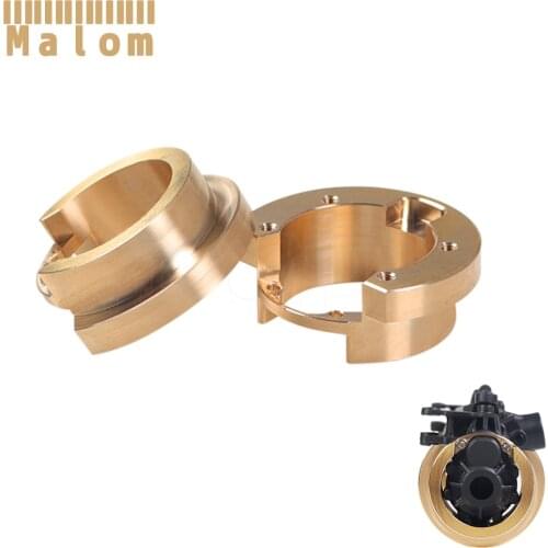 2pcs/4pcs TRX4 Portal Drive Axle Brass Counterweight Balance Weight for 1/10 RC Crawler Car Traxxas TRX-4 Upgrade Parts