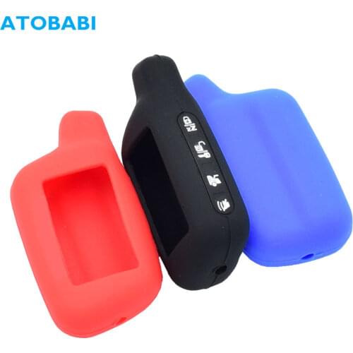ATOBABI Silicone LCD Key Cases Skin For Tomahawk X5 X3 Two Way Car Alarm System Accessories Remote Control Shell Protector Cover