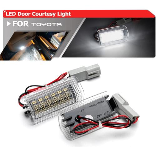 Fits For Toyota Land Cruiser 200 Series 150 Series Prado MK4 J150 For Lexus ES240 IS250 Led Door Courtesy Light Bulbs White