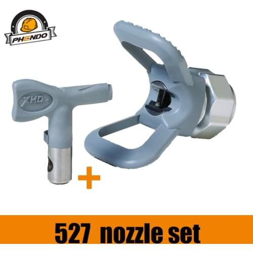 PHENDO 2/3 Series Heavy-duty Gray Airless Tips with 7/8" Nozzle Guard For Graco Sprayers Paint Spray Gun and XTR Guns