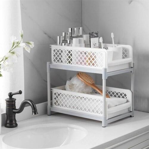 Kitchen Drawer Spice Jar Organizador Plastic Bathroom Toiletries Makeup Organizer