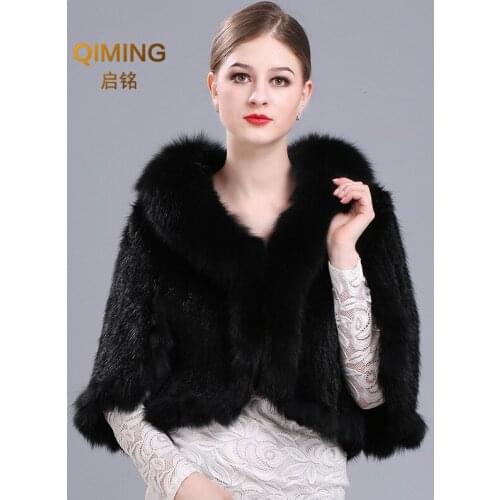 Women Mink Weave Shawl Poncho Fur Loose Coat Short Woman Winter Ponchos And Capes Shawl Winter Keep Warm Scarves Luxury Pashmina
