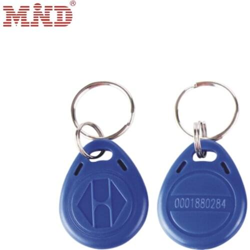 10pc customized printing 125Khz EM4100 chip Tags ID Card Key Chain Card Access Card for RFID reader keypad access control system