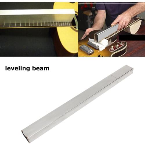 19 Inch/48cm Fret Guitar Leveling Beam Stainless Steel Luthier high-precision Tool