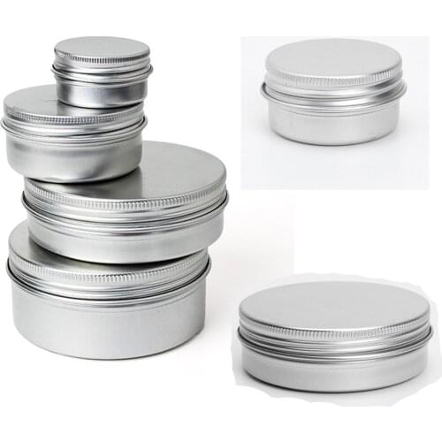 20 x Vacuum cosmetic container Container Jar of aluminum lip cream 100 ml screw cap