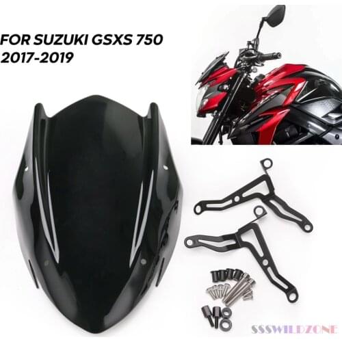 Applicable to Suzuki gsxs750 2017-2019 motorcycle modified accessories motorcycle windshield wind deflector