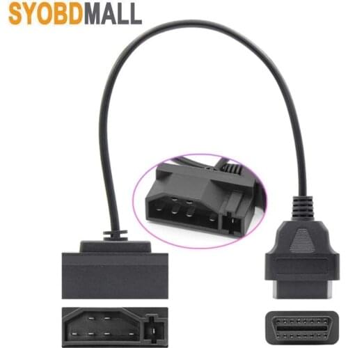 7pin OBDII Adapter for Ford 7Pin To OBD2 16Pin Interface Cable Converter for Ford 7 Pin OBDII 16 Pin Female Connector Transfer