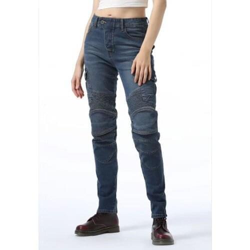 LOONG BIKER motorcycle jeans riding on the road jeans off-road outdoor pants motorcycle pants trousers with protective for women
