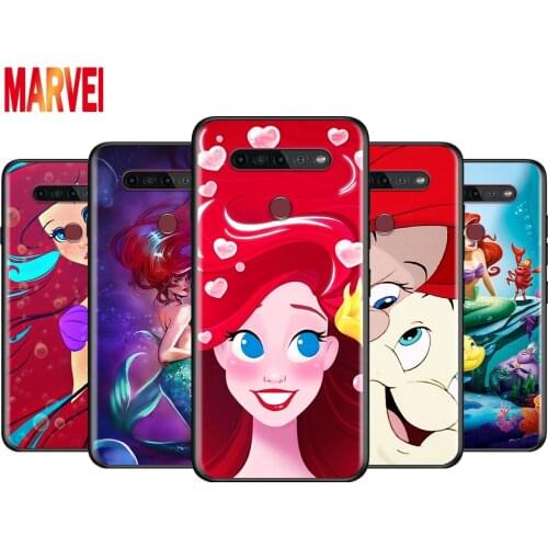 Disney The Little Mermaid For LG K92 K42 K22 K71 K61 K51S K41S K30 K20 2019 Q60 V60 V50 S V40 V30 G8S G8 X ThinQ Soft Phone Case