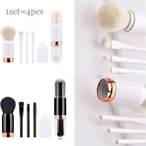 Two colors Double Head Large Makeup Brush Set Loose Powder Eye Shadow Highlight Brush Makeup Tools