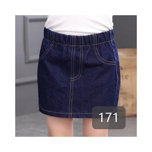 1-11y 2020 girls denim skirt spring &summer elastic waist female children clothing Jupes filles fashion Ropa de chicas