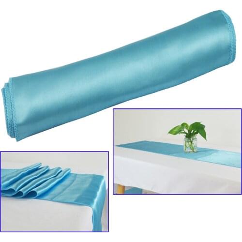 30x180cm Satin Table Runners For Wedding Party Home Hotel Modern Table Runner Gold/Royal blue Table runner cloth Decorations