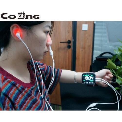 Tinnitus Menieres syndrome medical lllt laser for sale 650nm laser acupuncture laser wrist watch