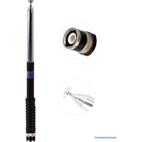 Walkie Talkie FP10120 BNC Gain Telescopic Antenna VHF 136-174MHz for kenwood Motorola ICOM V8 V80 IC-U82 Handheld Two Way Radio