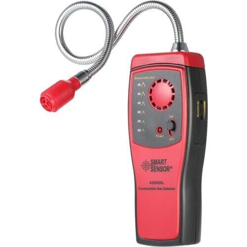 Handheld Portable Automotive Mini Combustible Gas Detector Gas Leakage Location Determine Tester with Sound and Light Alarm