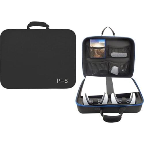 Portable Travel Case for PS5 Carrying Console Storage Bag Waterproof Game Controller Organizer Travel Bag Protective Case