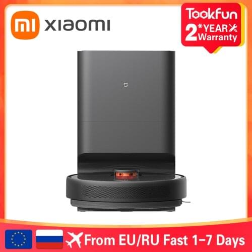 XIAOMI MIJIA Robot Vacuum Cleaner Mop Dirt Disposal Sweeping Washing Mopping 3000PA Cyclone Suction Smart Dust Collection Dock