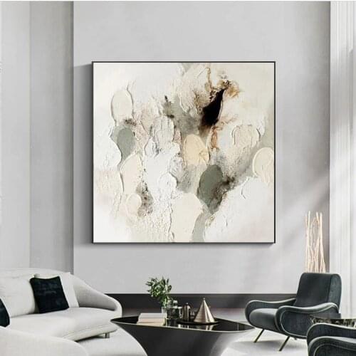 Hand Painted Abstract Oil Painting Wall Art Modern Minimalist Many Kinds Colorful Canvas Home Decor For Living Room No Frame