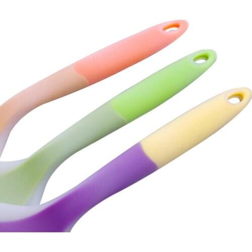 1Pc Household Silicone Non-stick Spatula Corn Burning Spatula Row Frying Spatula Sticky Pan Special Pizza Thick Egg Spatula