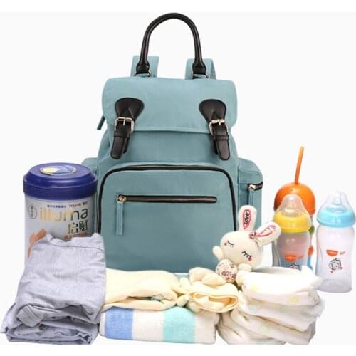 Discount! Mummy Maternity Nappy Backpack Nursing Bag For Baby Care Mom With Changing Mat