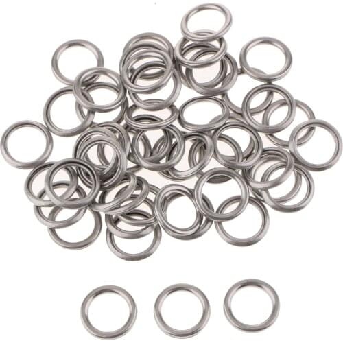 50x M12 Transmission Fluid Drain Plug Crush Washer for Toyota 4Runner Corolla, Replacement for the Part #35178-30010