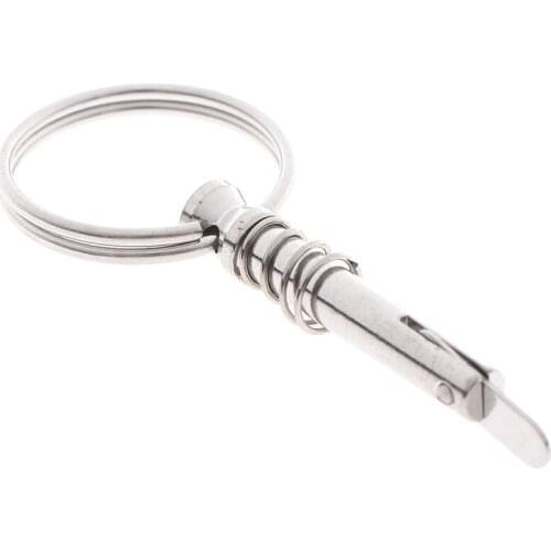 1pcs 6.3mm Stainless Steel Quick Release Pin Ring For Boat Top Deck Hinge Marine