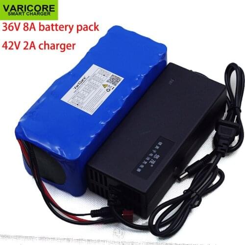 36V 8Ah 10S4P 500w 18650 Rechargeable battery pack ,modified Bicycles,electric vehicle 36V Protection with BMS+42V 2A Charger