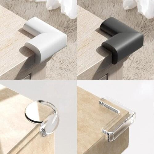 4Pcs Safety Corner Protector Child Baby Silicone Protector Furniture Edge Angle Protector Children Anticollision Edge And Guards