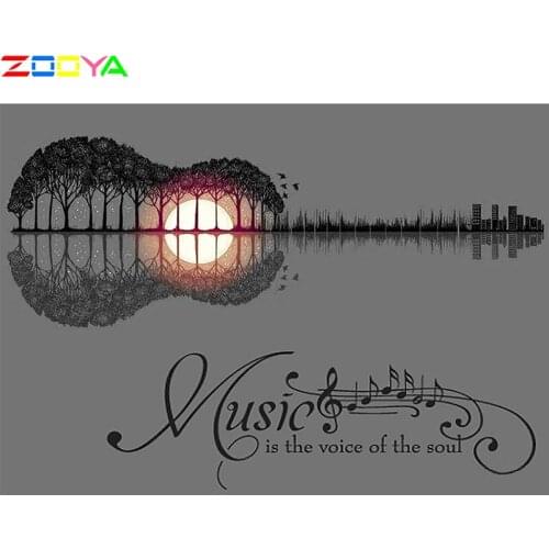 5D Diy Full Drill Diamond Embroidery Painting Music Guitar Diamond Painting Guitar Diy Diamond Mosaic Home Decortion Gifts 4K400