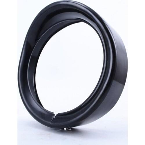 MOTORCYCLE ACCESSORIES 7" HEADLIGHT TRIM RING VISOR FOR HARLEY FLH FLHS FLHT ROAD KING 60-13