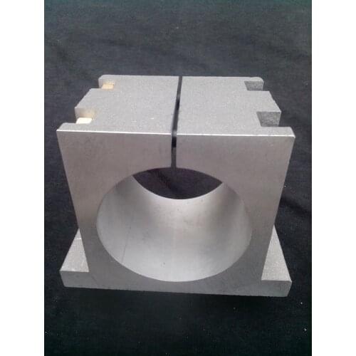 Aluminum Alloy 65mm Motor Mount Fixture Clamp Holder w/ Screws for CNC Spindle