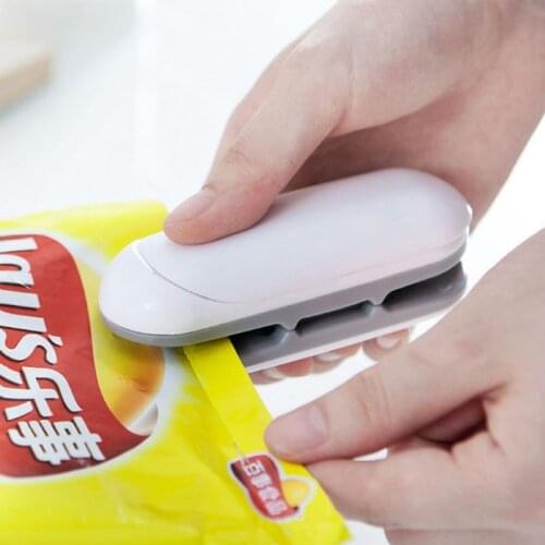 Sealing Machine Household Portable Cutting Machine Mini Dual-Use Double-Sided Sealing Snack Plastic Bag Hand Press