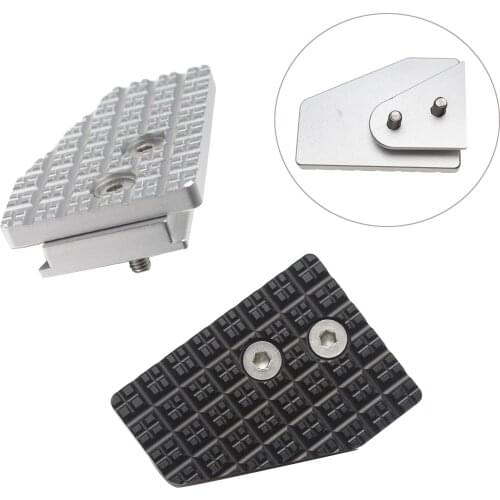 Motorcycle Aluminium Alloy Kickstand Side Stand Enlarge Extension Support Pad Protection For BMW F800GS F700GS F650GS