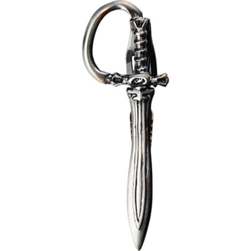 HAWSON Brand Novelty Mens Sword Mens Tie Bar Vintage Bronzed Tie Clip For Boyfriend