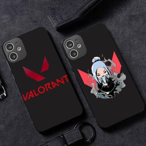 Valorant games Phone Case for iPhone 12 11 mini pro XS MAX XR 8 7 6 6S Plus X 5S SE 2020