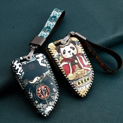 For BMW 1 2 3 4 5 6 7 Series X1 X3 X5 X6 Series F15 F16 E53 E70 E39 F10 F30 G30 Leather key case cover protective shell holder