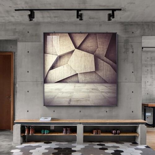 Modern Extended space Canvas Painting Square Posters and Print Unique structure Decor Wall Art Pictures For Living Room Bedroom