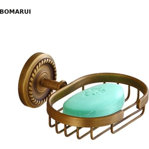 Bathroom shower soap box dish antique brass soaps basket storage tray soap holder bathrooms tray bathrooming accessories